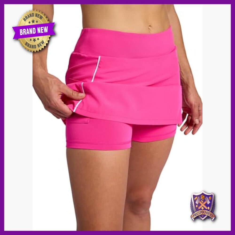 Women's Golf Skort with Built-in Shorts, Pockets, Moisture-Wicking Fabric - Picture 6 of 7